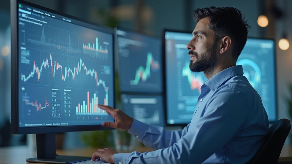 Аналитик демонстрирует использование программных инструментов для обработки данных